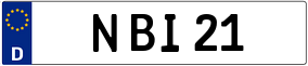 Truck License Plate